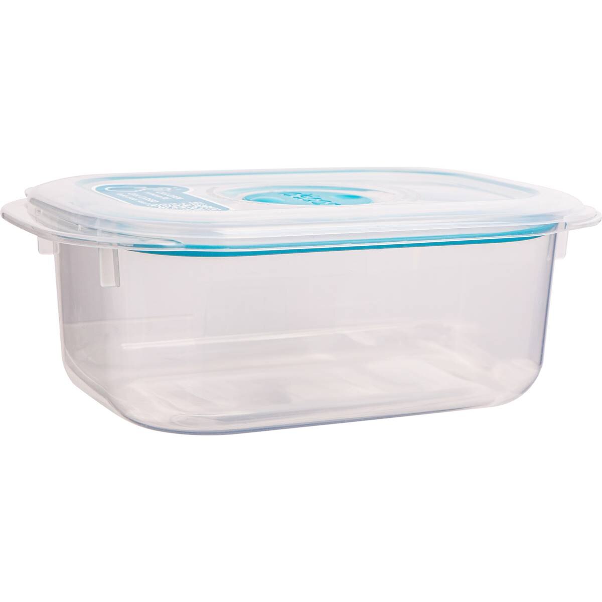 Decor Vent & Seal Container Oblong Teal 500mL