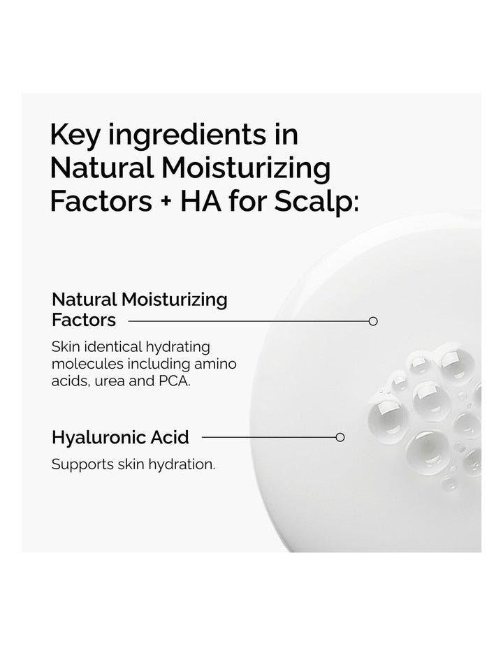 Natural Moisturizing Factors + Hyaluronic Acid Scalp Serum for Hydration 60ml