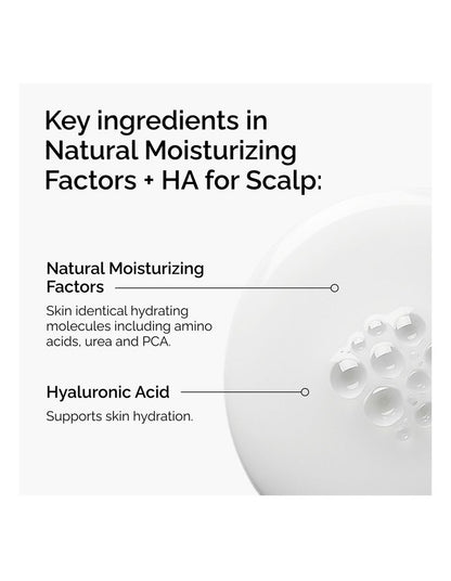Natural Moisturizing Factors + Hyaluronic Acid Scalp Serum for Hydration 60ml