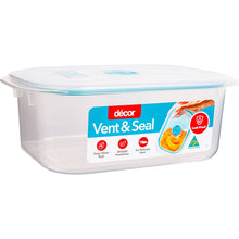 Decor Vent & Seal Container Oblong Teal 2L