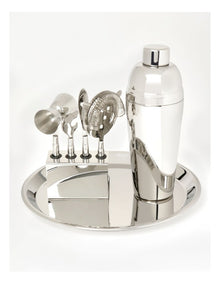 Refresh Stainless Steel Bar Set in Silver