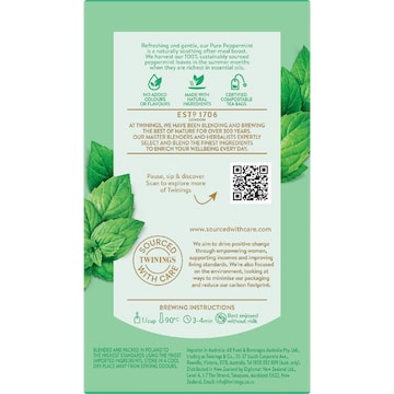 Twinings Pure Peppermint Tea Bags 40 pack
