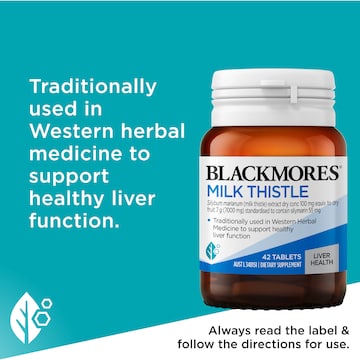 Blackmores Milk Thistle Liver Health Tablets 42 pack