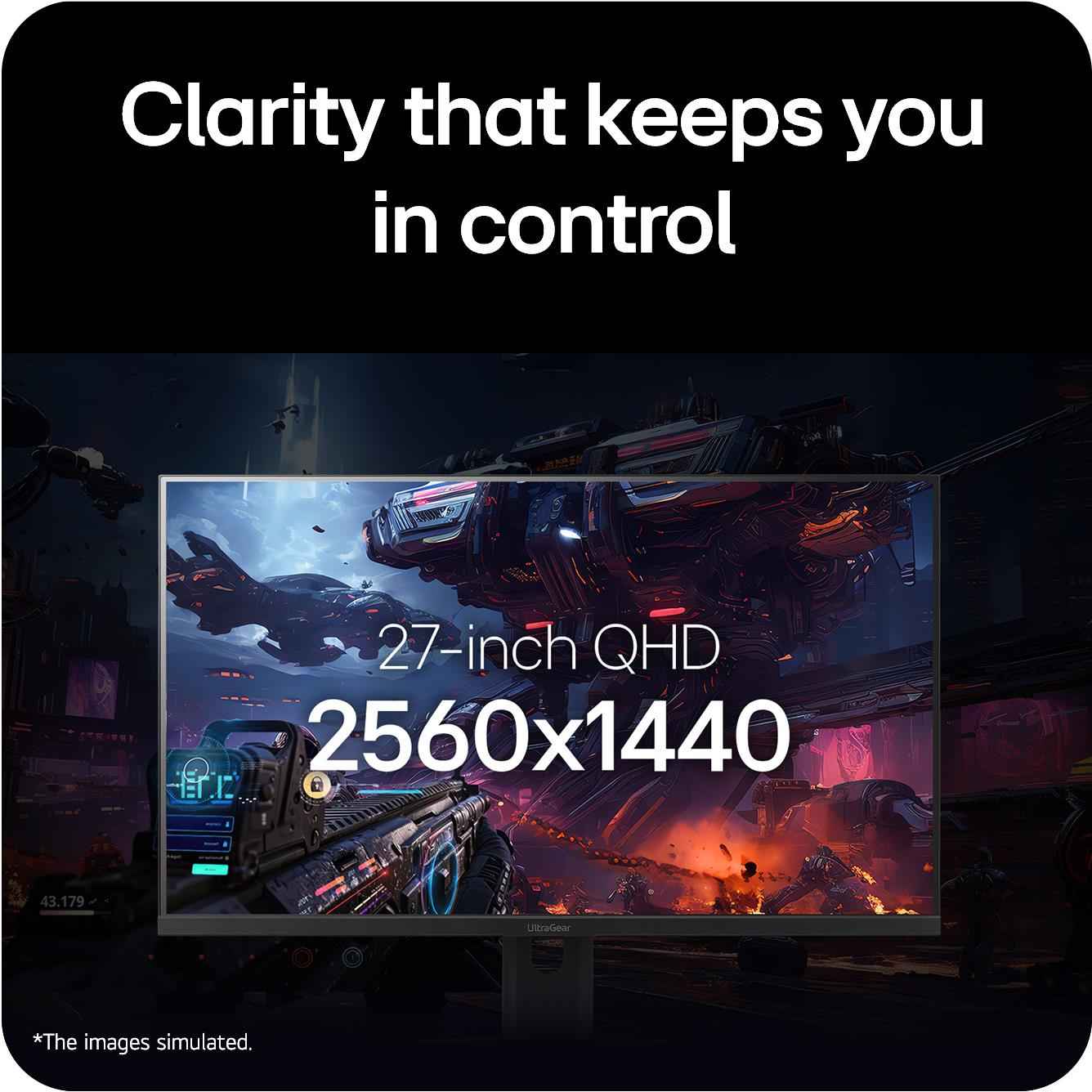 LG UltraGear G6 27G64NA 27" QHD 300Hz Gaming Monitor