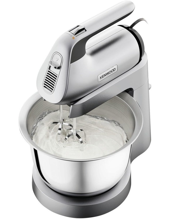 Chefette Dual Purpose Stand & Hand Mixer in Silver HMP54000SI