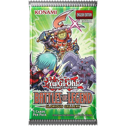 Yu-Gi-Oh! Trading Card Game - Battles of Legend - Glorious Gallery 5 x Card Booster