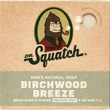 Dr Squatch Men's Natural Soap Bar Birchwood Breeze 141g