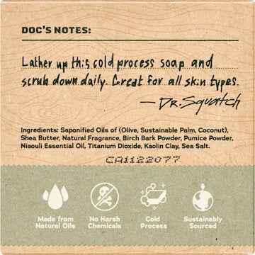 Dr Squatch Men's Natural Soap Bar Birchwood Breeze 141g