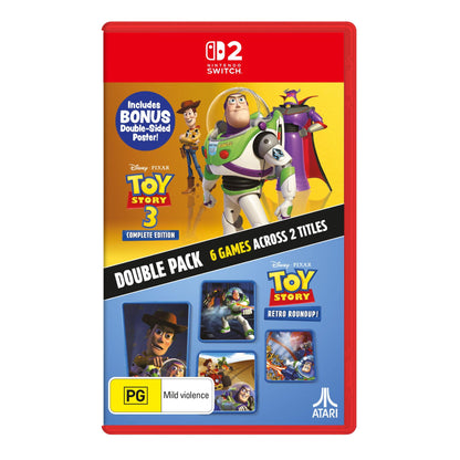 Toy Story: Retro Roundup! + Toy Story 3 Complete Edition Double Pack + Poster
