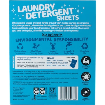 Undo This Mess Laundry Detergent Sheets Spring Blossom 60 pack