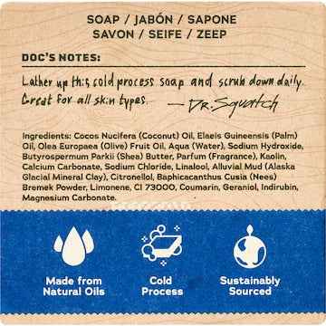 Dr Squatch Men's Natural Soap Bar Fresh Falls 141g