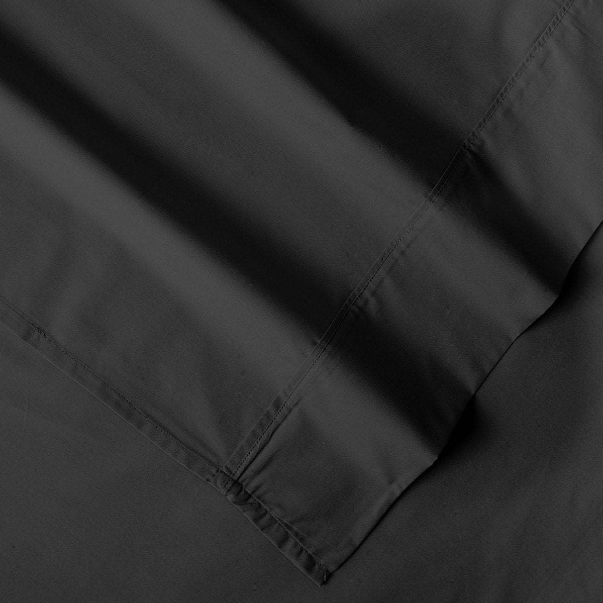 250 Thread Count Cotton Rich Sheet Set - Queen Bed, Black