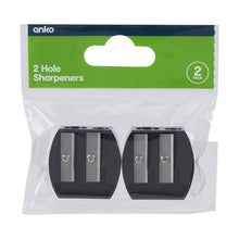 2 Pack 2 Hole Sharpener