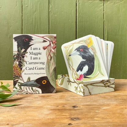 Bridget Farmer I am a Magpie I am a Currawong Card Games For Kids Australian Animals