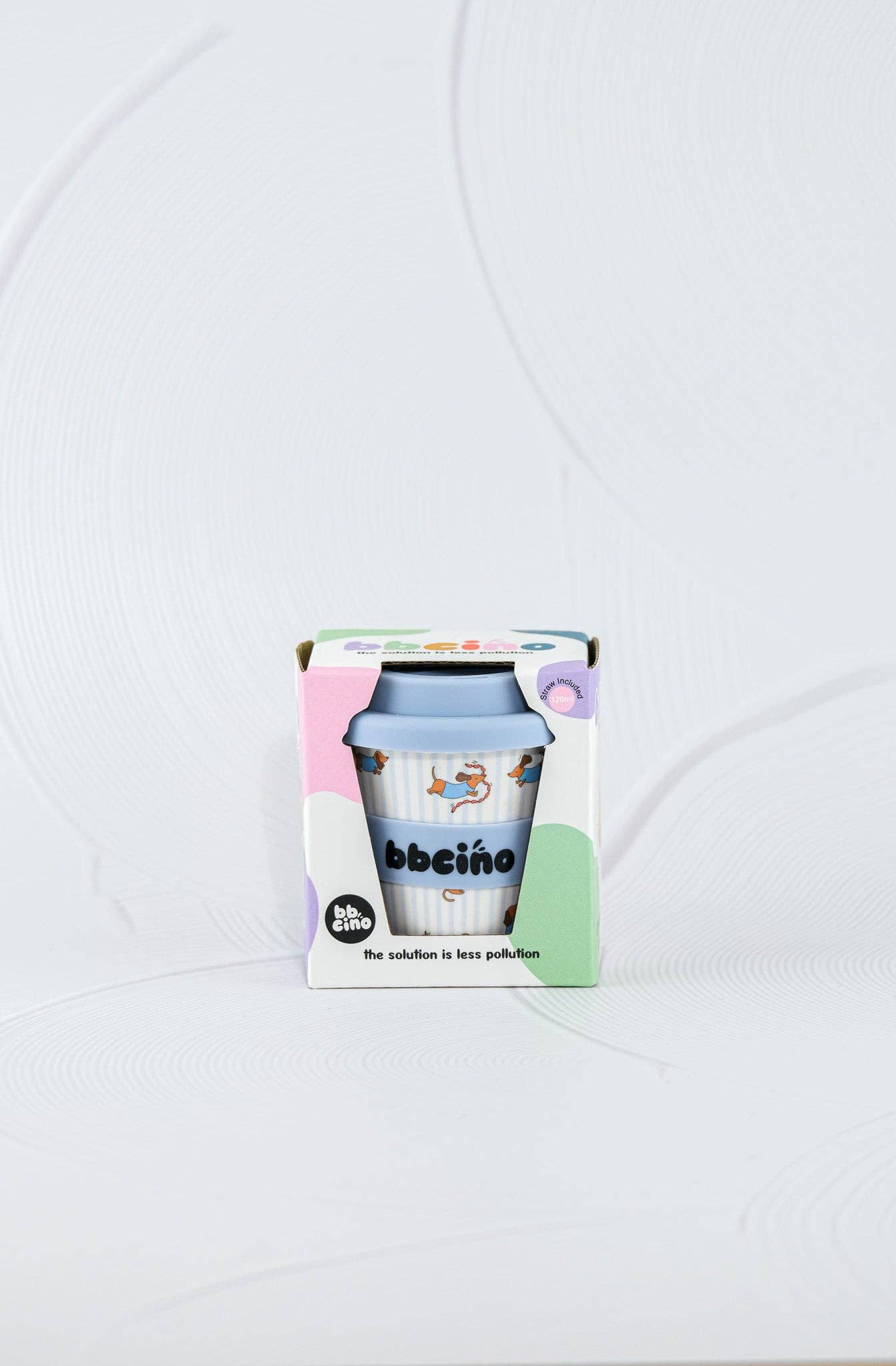 BBcino Dash in Blue 120ml Babycino Cup
