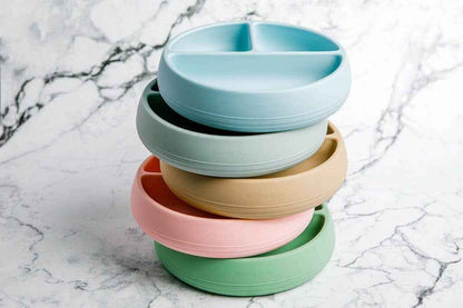 Starting Solids Australia Suckie Scoop Divided Plate Baby Practical Life Materials Baby Gifts Idea 6m+