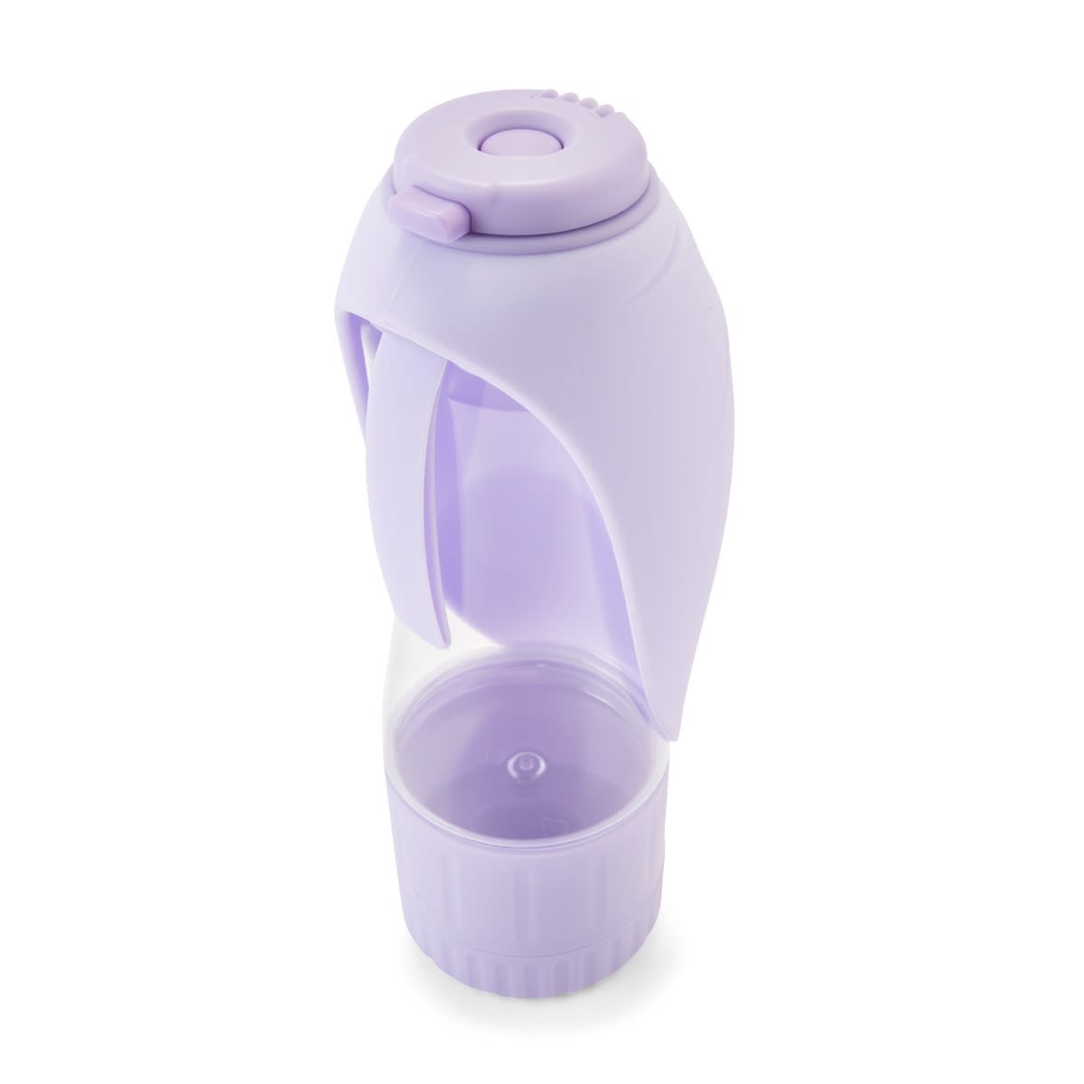 Pet Travel Bottle with Treat Holder - Lilac