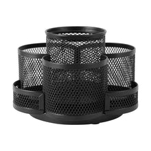 Rotating Mesh Pen Caddy - Black