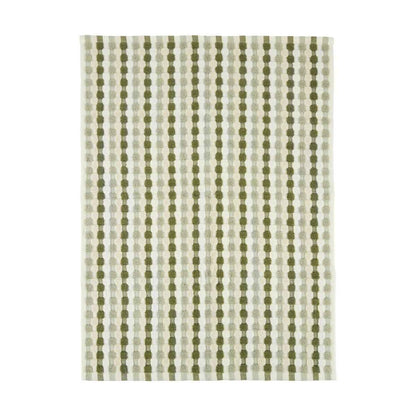 Green Popcorn Cotton Hand Towel