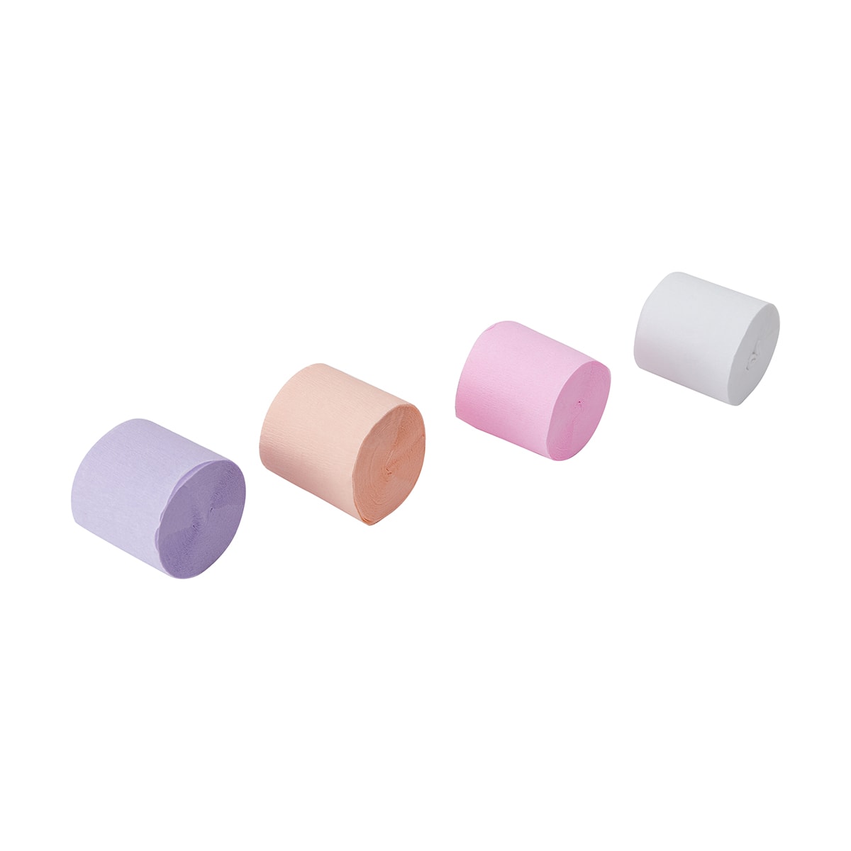 4 Pack Pastel Streamers