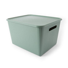 18L Ribbed Container - Green