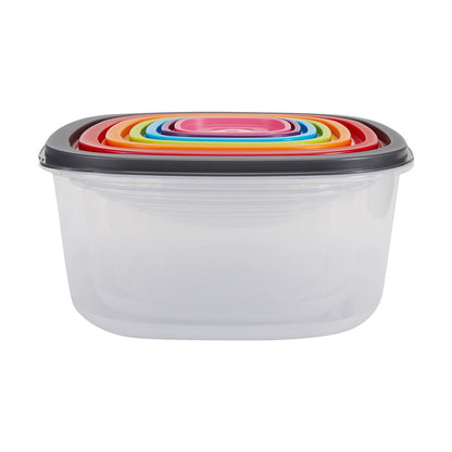 7 Piece Square Food Storage Containers