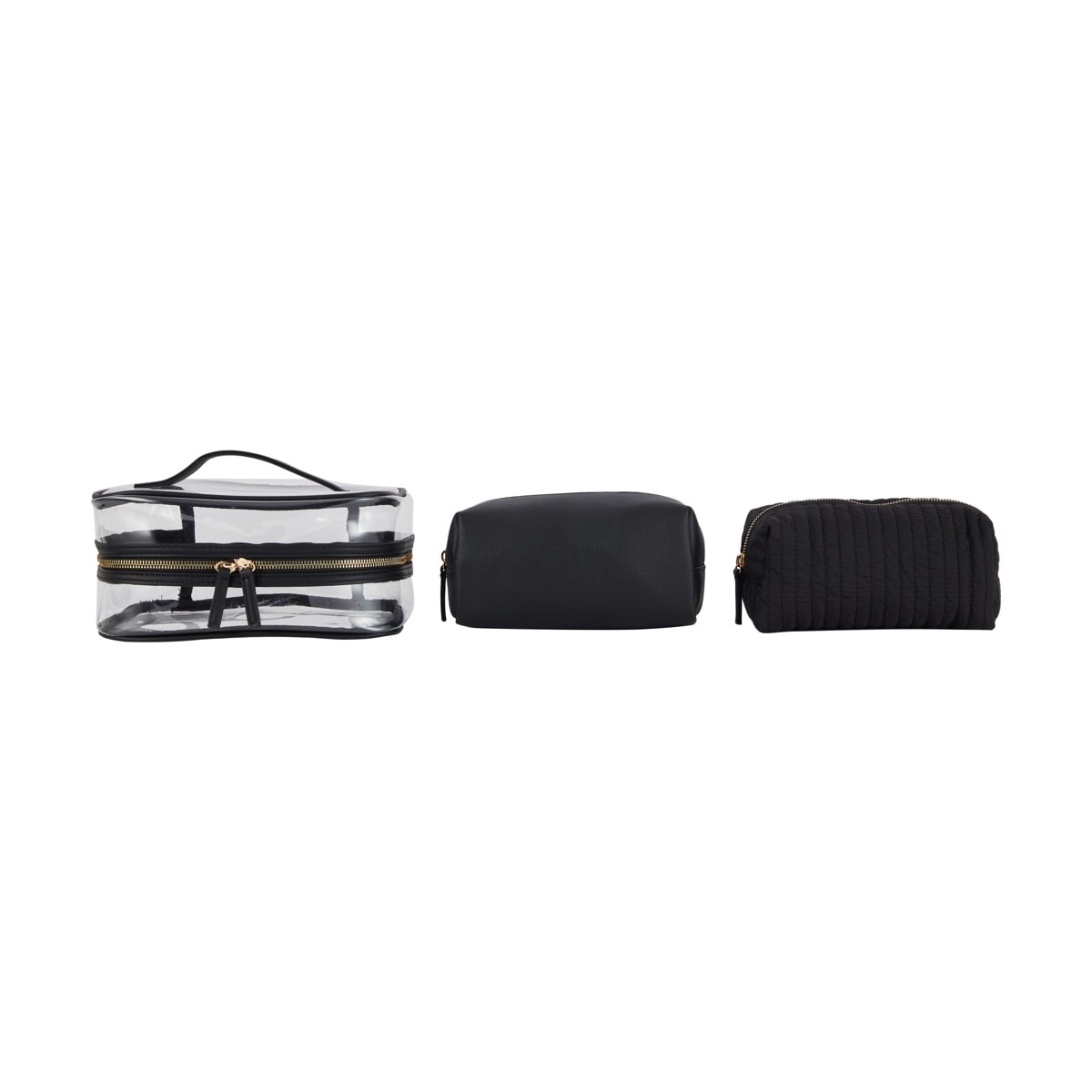 OXX Cosmetics 3 Piece Makeup Bag Set
