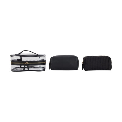 OXX Cosmetics 3 Piece Makeup Bag Set