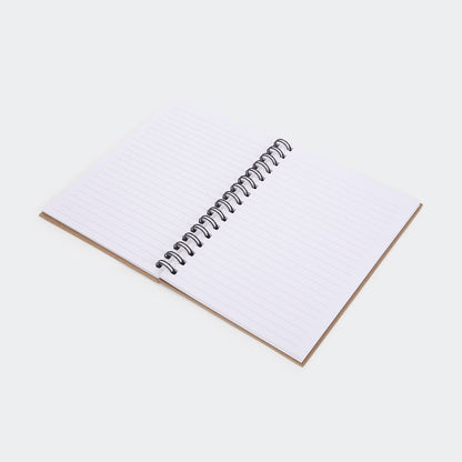 A5 Spiral Notebook - Kraft