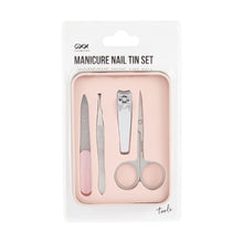 OXX Cosmetics 5 Pack Manicure Nail Tin Set - Pink