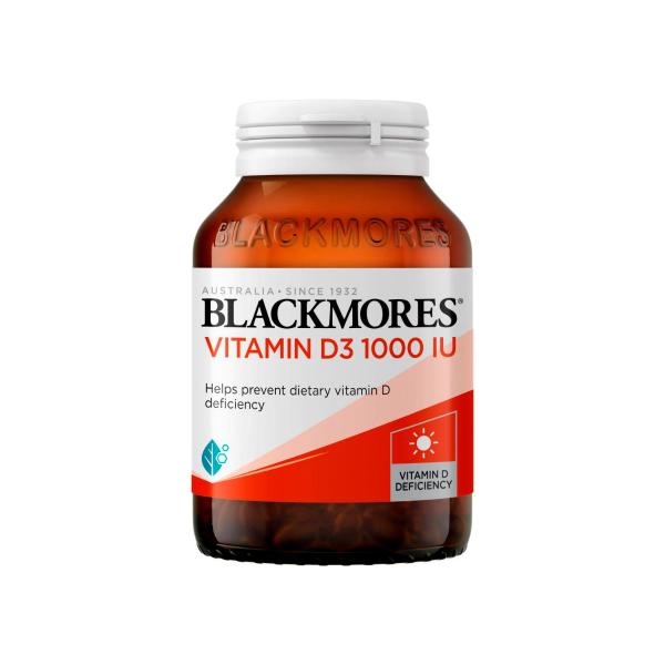 BLACKMORES VITAMIN D3 1000IU CAPSULES 200PK