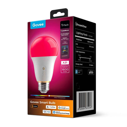 Govee E27 Smart Bulb 1600lm (A21)