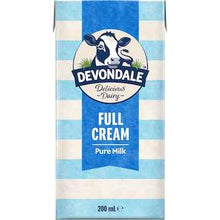 Devondale 100% Pure Full Cream Long Life Milk UHT 200mL x 6 pack