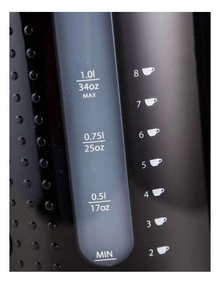 Bistro Electric Water Kettle 1L in Black 11452-01AUS