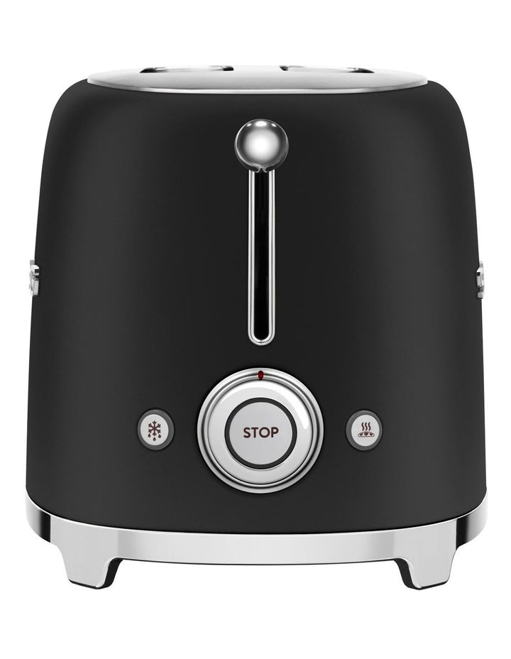 50's Style 2 Slice Toaster in Matte Black TSF01BLMAU