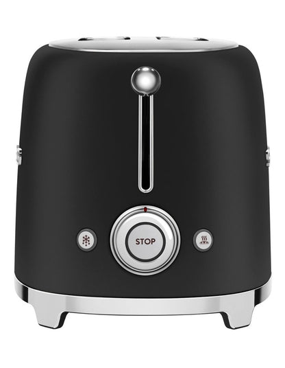 50's Style 2 Slice Toaster in Matte Black TSF01BLMAU