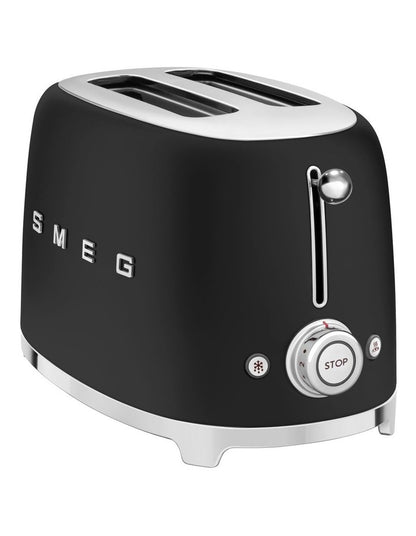 50's Style 2 Slice Toaster in Matte Black TSF01BLMAU