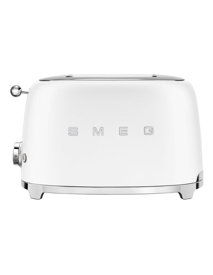 50's Style 2 Slice Toaster in Matte White TSF01WHMAU