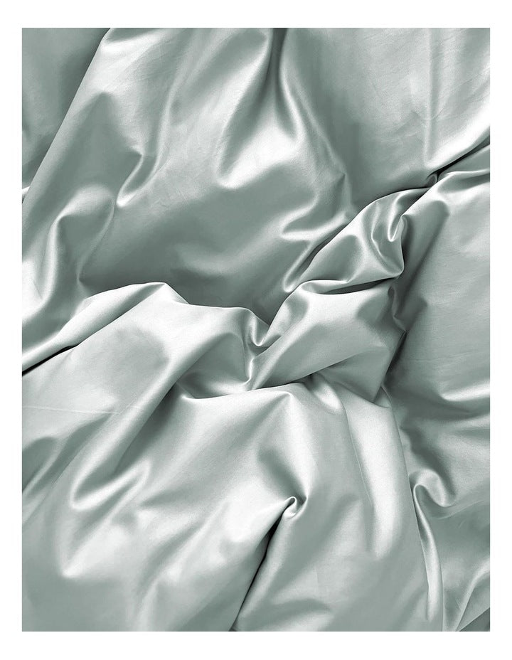 Halo Organic Sateen Sheet Set in Mist