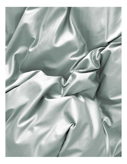 Halo Organic Sateen Sheet Set in Mist