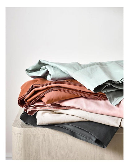 Halo Organic Sateen Sheet Set in Mist