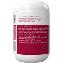 Nature's Way High Strength Magnesium Coated Tablets 250 pack