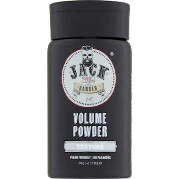 Jack The Barber Mens Volume Hair Styling Powder Natural Matte Finish 30g
