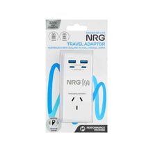 NRG TRAVEL ADAPTOR AU/NZ TO USA- CANADA- JAPAN