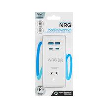 NRG POWER ADAPTOR 1 OUTLET WITH 2 USB-A AND 2 USB-C