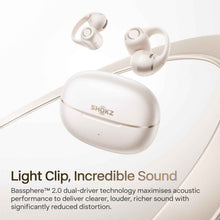 Shokz OpenDots 2 Open-Ear Earbuds (Pearl White)