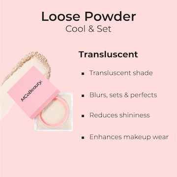 MCoBeauty Loose Powder Cool & Set Translucent 9g