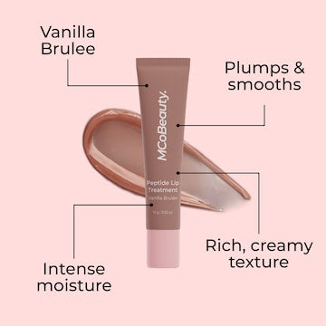 MCoBeauty Peptide LipTreatment Vanilla Brulee 15g