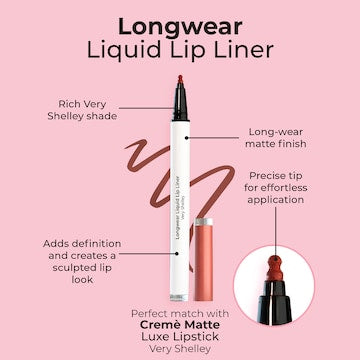 MCoBeauty Longwear Liquid Lip Liner Very Shelley each