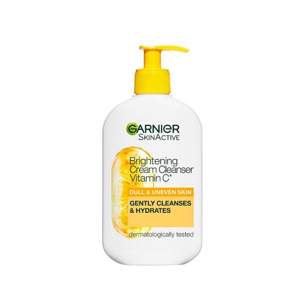 GARNIER BRIGHTENING VITAMIN C CREAM CLEANSER 250ML